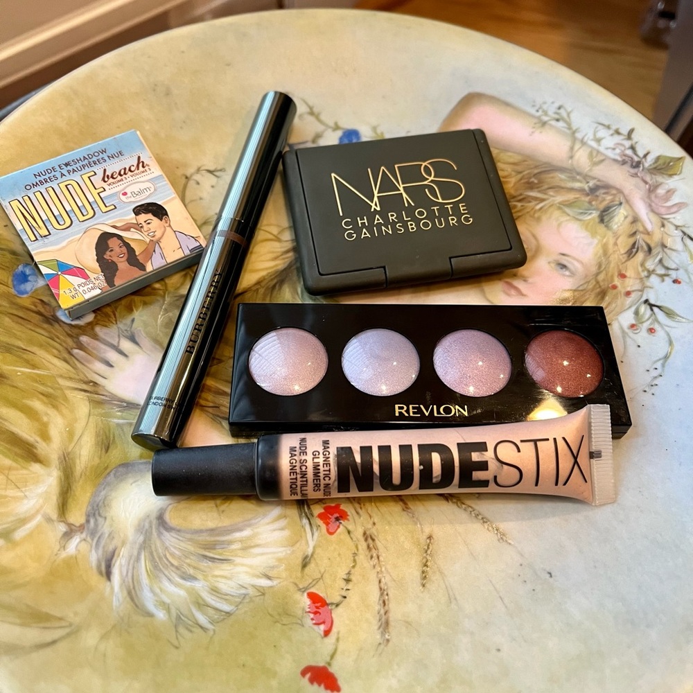 Luxury Brand Eyeshadows (Nars, Burberry, Benefit…) - Bundle of 5